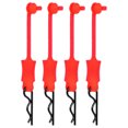 thumbnail image 1 of Clips para Carrocería Coche RC Con Lengüetas Tracción Enchufe Carcasa () Rojo, 1 of 9