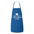 thumbnail image 1 of FASCIINO - Dont Worry I Watched A Video, Funny Chef Apron with Two Front Pockets, 1 of 4
