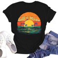 thumbnail image 1 of Mexico Shirts for Women: Gulf of Mexico Inspired Black S, 1 of 4
