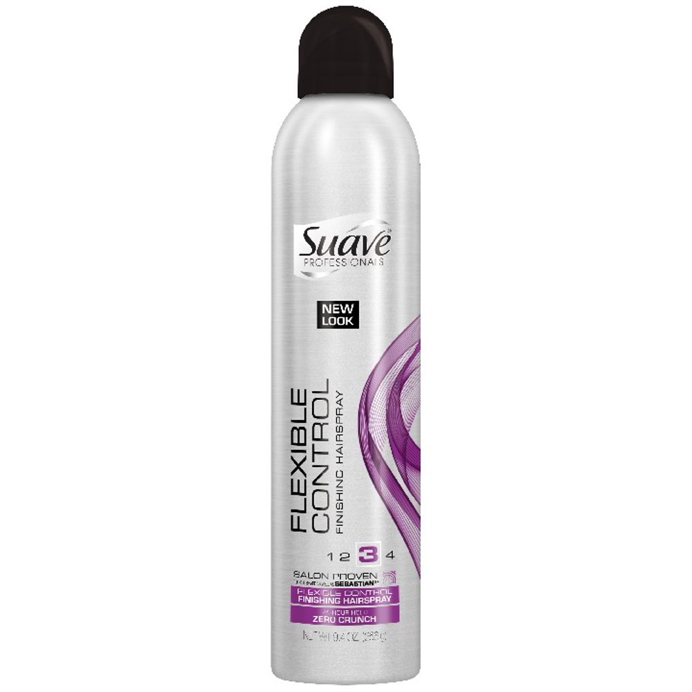 Suave Professionals Hairspray Flexible Control Finishing, 9.4 oz