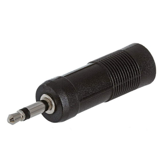 Cmple 3.5mm Mono Plug to 6.35mm Stereo Jack Adapter