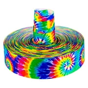 Country Brook Design 1 1/2 inch Classic Tie Dye Grosgrain Ribbon, 10 Yards