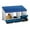 Blue, variant on EuKer Chicken Nesting Box, 3 Compartment Chicken Lay Box with Metal Legs and Removable Tray for Poultry Coop, Backyard, Farm, Orange