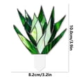 thumbnail image 4 of Stained Glass Suncatcher for Pot Plant Decoration 4 Inch 2D Flat Artificial Plant, 4 of 6