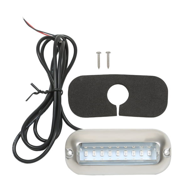 LABLT Blue 27 50w luz de ojo de buey para buques submarinos 316 luz de ojo de buey de flotador de acero inoxidable luz de cubierta del barco luz de cola del barco luz de noche de pesca