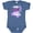 Indigo, variant on Inktastic I Wear Violet for My Auntie Hodgkins Lymphoma Awareness Boys or Girls Baby Bodysuit