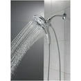 thumbnail image 3 of Delta 58620-25-Pk Universal Showering In2ition 2.5 GPM Multi Function 2-In1 Shower Head, 3 of 7