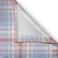 thumbnail image 3 of Ambesonne Pastel Kitchen Curtains, Vintage Plaid Pattern, 55"x45", Fuchsia Salmon Pale Blue, 3 of 3
