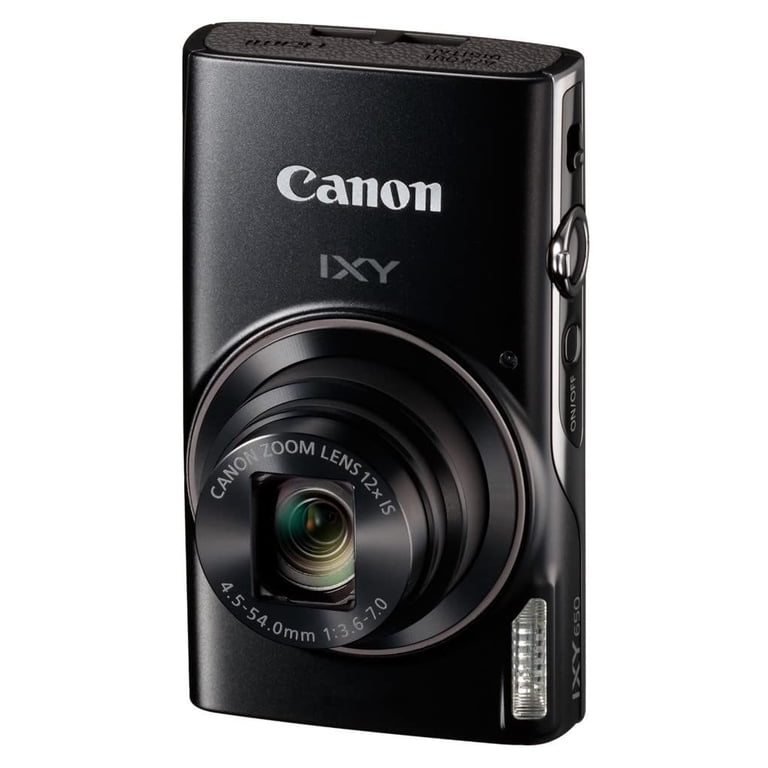 Canon PowerShot IXY 650 (ELPH 360) HS Digital Camera (Black) with