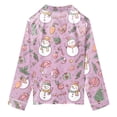thumbnail image 6 of WUANDIXFA Girl Christmas Pajamas 2 Piece Girls Silk Pajamas Set 3-14Y Soft Satin Sleepwear for Comfortable Nights,Light Pink,7-8 Years, 6 of 9