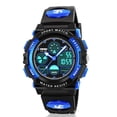 thumbnail image 1 of Dodosky Boy Toys Edad 5-12, LED 50M Relojes deportivos digitales impermeables para niños Regalos de cumpleaños Regalos para niños de 5-13 años - Azul, 1 of 5