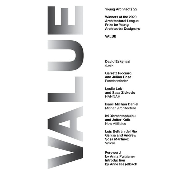 Young Architects: Young Architects 22: Value (Paperback)