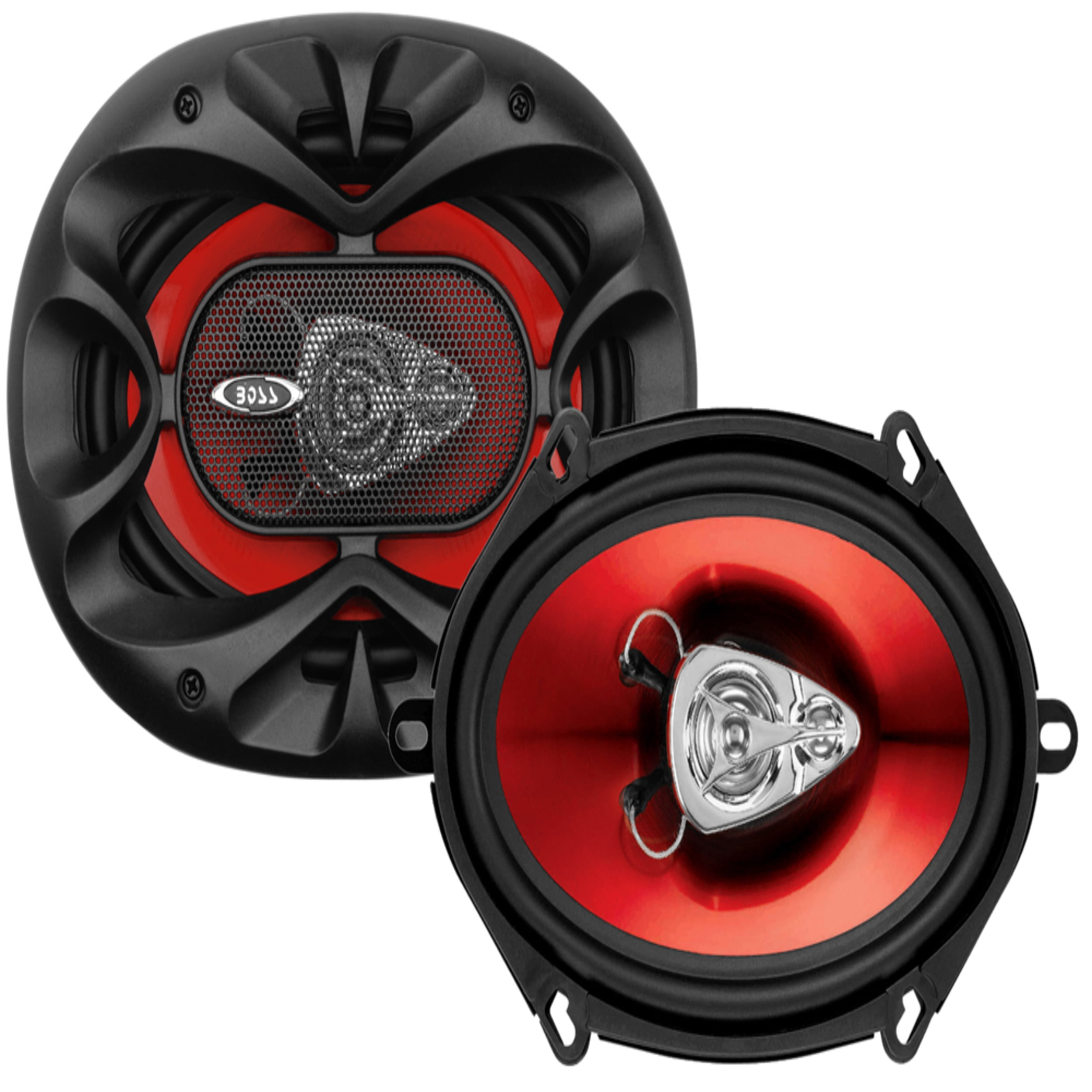 Full Range Replacement Car Speaker Sold Individually BOSS Audio Systems BRS5768 80 Watt 5 x 7 6 x 8 Inch Duo-Fit 