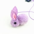 thumbnail image 3 of Yuehao Interactive Cat Toys Automatic Cats Toy with Adjustable Elastic Rope Door Window Hanging Rabbit Self Palying Pet Toys for Cats Purple, 3 of 6