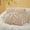 Beige, variant on Snuggle Sac Waffle Knit Throw Blanket Reversible Textured Blanket Fuzzy Microfiber Throw,Pink,50*60"
