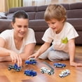 thumbnail image 6 of Ludolm 6 Pcs Mini Die Cast Car Set 1/64 Scale Alloy Construction Trucks - Dump Truck, Excavator, Forklift, Road Roller, Bulldozer, Mixer Truck - Toy Cars for Kids, Boys, Girls - Birthday Xmas Gift, 6 of 7