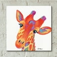 thumbnail image 6 of Epic Art 'Cheery Giraffe' by Britt Hallowell, Acrylic Glass Wall Art, 12"x12", 6 of 8