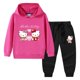 thumbnail image 3 of Hello Kitty-suéter con capucha para niña, suéter informal, pantalones, traje de manga larga cómodo de algodón de dos piezas, novedad, 3 of 5