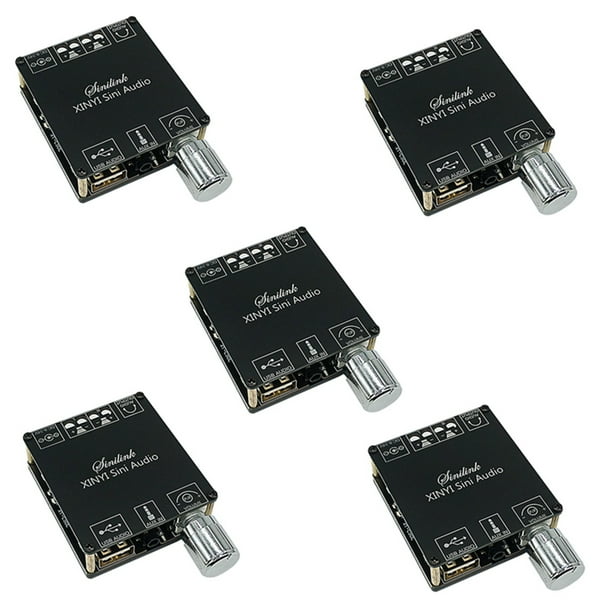 5X XY-C50L MINI Bluetooth 5,0 Amplificador de Potencia Digital de Audio Inalámbrico Placa Estéreo 50Wx2 Amplificador