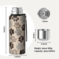 thumbnail image 7 of 20 Oz Paw Print Coffee Tumbler Double Wall Insulated Stainless Steel Water Bottle | Metal Reusable Thermoses Flask with Cup Cap | Leak & Sweat Proof with Anti-Dust Lid, 7 of 7