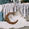 thumbnail image 4 of KAKOWELY 2pcs Moon Shape Rattan Wreath Handmade DIY Rattans DIY Christmas Rattan Wreath,7.87"X6.3"X1.18", 4 of 5