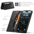 thumbnail image 3 of Retro wallet phone protective case, card holder bracket, built-in magnetic flip leather protective case, suitable for iPhone 12 mini phone case, 3 of 5