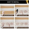 thumbnail image 3 of Carpet Stair Treads for Wooden Steps Indoor Light Gray Non Slip Self Adhesive Stairway Carpet Reusable Staircase Step Treads Edging Stair Rugs Runner for Kids and Pets, 3 of 8