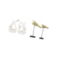 thumbnail image 5 of Elegante Juego De Estatuas De Cisne De Cerámica Y Pájaro De Madera, Esculturas De Animales Modernas, Adornos Decorativos Para Estantería, Armario, Escritorio, Dormitorio, Entrada Interior., 5 of 8