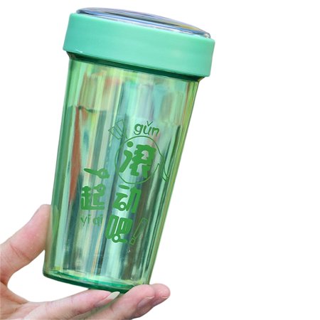 

500ML Water Bottle With beads Water Bottle for Kids or Teens With Lid for School Boys & Girls Bottle Blue