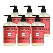 Mrs. Meyer's Rhubarb Liquid Hand Soap, 12.5 oz (6-Pack)