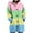 Pink, variant on Hoodies for Women Casual Printed Long Sleeved Knitted Cardigan Button Up Hooded Warm Jacket Top, Size S-2XL