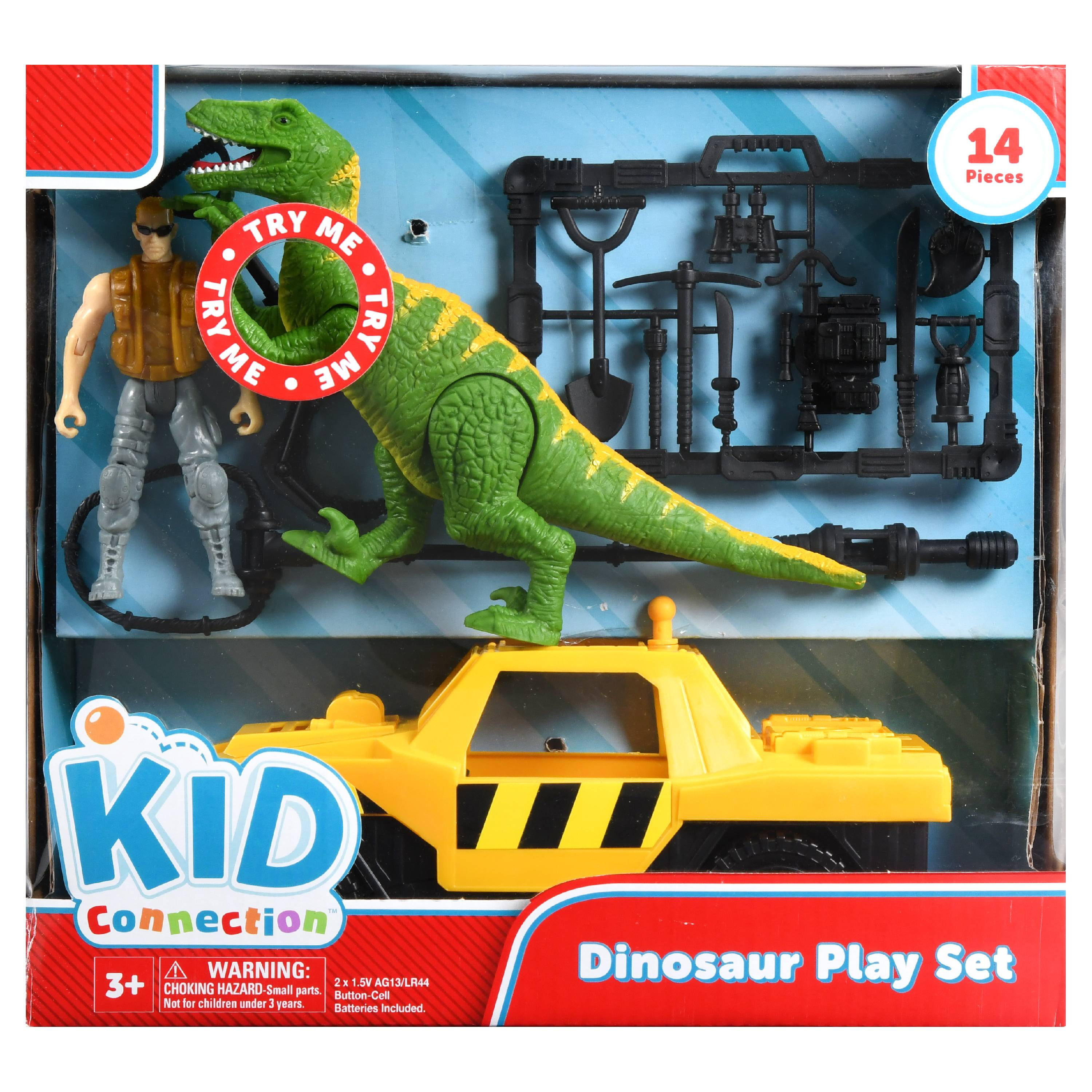 kid connection dinosaur attack playset