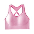 thumbnail image 4 of SMihono Sports Bras for Women High Support High Impact Sports Bras for Women Large Bust Push up Racerback Workout Running Bra Pink XL, 4 of 8