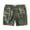 Green Camouflage, variant on S-2XL Men Camo Shorts Casual Loose Shorts with Multi-Pocket Summer Drawstring Cargo Shorts
