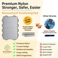 thumbnail image 4 of NurtureCare 3-Layer Comfort Positioning Bed Pad with Handles, Nylon, Waterproof, 60" x 40", Gray, 4 of 9