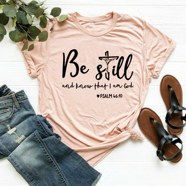 SySea - Women Christian T-Shirt Religious Shirts Faith Shirts Bible Verse Tee - Walmart.com