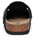 thumbnail image 6 of Comwarm Vegan Leather Clogs for Womens Mens, Cork Footbed Potato Slip On shoes for Women with Arch Support, Black, 6 of 6