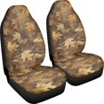 thumbnail image 3 of XYZCANDO 2pcs Car Seat Covers for car Front Seats Car Front Seat Covers Soft Comfortable, SUV Truck Van Car Seat Cover Set, Maple Leaves, 3 of 10