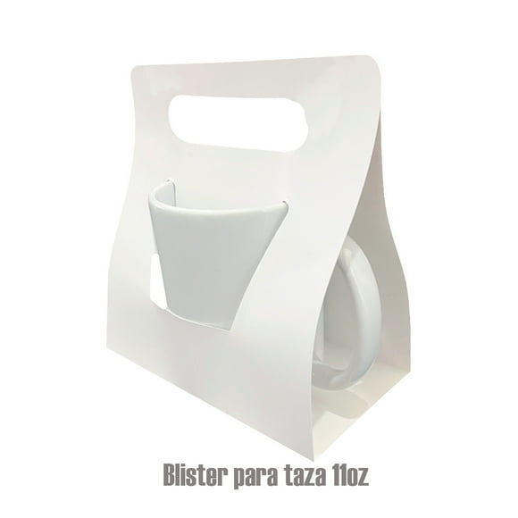 Blister para Taza de 11oz listo para sublimar 100 pz
