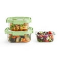 thumbnail image 3 of Lekue 100% Airtight Square Glass Food Storage Container, 27 oz, 3 of 3