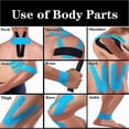 thumbnail image 4 of Kinesiology Tape 5mx5cm Elastic Muscle Support Tape Waterproof Athletic Physio Muscles Strips Sports Tape For Knee Ankle Shoulder And Elbow Injury Rec, 4 of 5