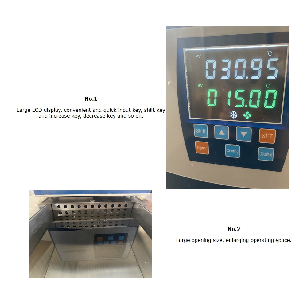 -30℃-100℃ 6L Low Temperature Cooling Liquid Circulator Laboratory Commercial 110V