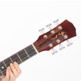 thumbnail image 4 of Houderco 1Jgo De Guitarra Acústica Con Ergonómico Y Acabado Metalizado Plata, 4 of 8