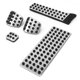 thumbnail image 1 of Pedal de Freno Acelerador KIMISS Pedal de Pie Cubre Almohadillas de Freno de Gas Combustible de Acero Inoxidable Juego de Repuesto para C E S GLC GLK SLK CLS SL Clase ANGGREK Otros, 1 of 8