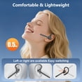 thumbnail image 2 of New Bee M54 Bluetooth Headset, Single Ear Wireless Earpiece with 500mAh LED Digital Charging Case, 2 of 14