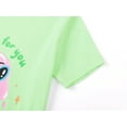 thumbnail image 4 of Topgal Little Girls Pajamas Set Kids Sung Fit Cotton Ice-cream Pjs Short-Sleeve Top Pant 2 PC Nightwear Size 4T, 4 of 7