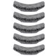 thumbnail image 1 of 5 soportes de cerámica para palillos de estilo japonés, soportes para cucharas (negros), 1 of 5