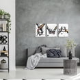 thumbnail image 4 of 3 Piece Graffiti Paintings Canvas Wall Art Promise Holding Hands Pop Art Posters Prints Abstract Painting Bedroom Wall Decor Modern Giclee Artwork Framed Ready to Hang 12x16inchx3pcs, 4 of 4