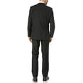 thumbnail image 3 of Adam Baker Designed, Men's One Button Peak Lapel Two-Piece Tuxedo - Black - 46R, 3 of 6