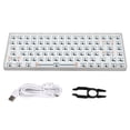 thumbnail image 1 of Kit de teclado mecánico de 84 teclas, Kit de teclado Hotswap con soporte de retroiluminación RGB, eje de 5 pines, eje de 3 pines para Windows, 1 of 8